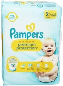 Procter & Gamble Norge AS Bleie Premium Protection New baby Str. 2, 4-8kg, 34 stk
