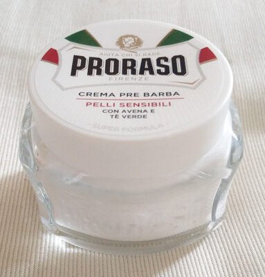 Proraso Pre-Shave Creme (Sensitive Skin, with Green Tea and Oatmeal)