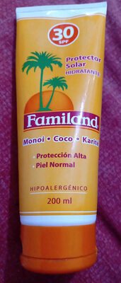 Protector solar Familand