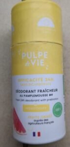 Pulpe de vie Déodorant fraîcheur au pamplemousse bio