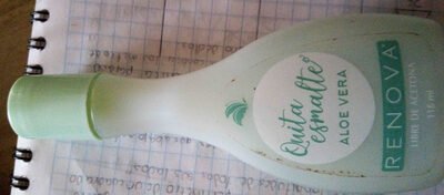 quita esmalte aloe vera renova
