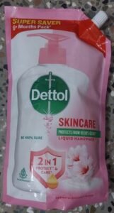 Reckitt Dettol Skincare Liquid Handwash.