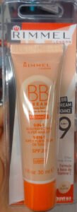 Rimmel BB cream radiance 9 en 1 SPF 20 – 001 claire