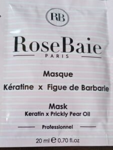 RoseBaie Masque Kératine et figue de barbarie