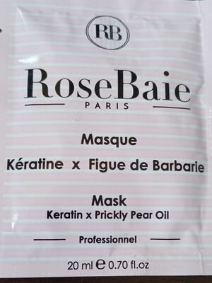 RoseBaie Masque Kératine et figue de barbarie