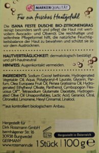 Rossmann Feste Dusche Bio-Zitronengras