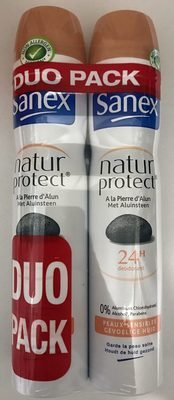 Sanex Natur Protect à la pierre d’alun 24h (duo pack)