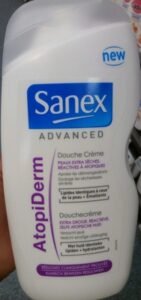 Sanex, Sanex Advanced AtopiDerm Douche Crème Peaux Extra Sèches, réactives à atopiques