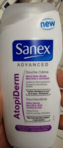 Sanex, Sanex Advanced AtopiDerm douche crème peaux sèches, réactives à atopiques
