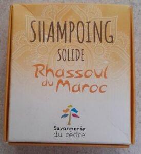 savonnerie du cèdre shampoing solide rhassoul du maroc