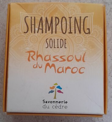 savonnerie du cèdre shampoing solide rhassoul du maroc