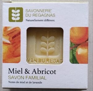 Savonnerie du Regagnas Miel & Abricot savon familial