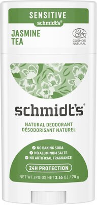 Schmidt’s Schmidt’s Déodorant Stick Peaux Sensibles Thé au Jasmin 75g