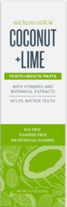 Schmidt’s Schmidt’s Dentifrice Noix de Coco + Citron Vert 133g