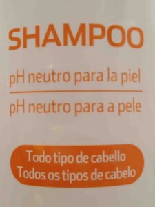 shampoo pH neutro