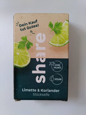 share share Limette & Koriander Stückseife