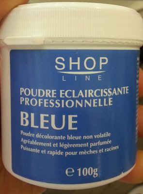 Shop Line Poudre éclaircissante professionnelle bleue