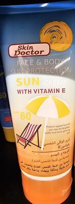skin doctor Face & body sun protection. sun cream with vit E