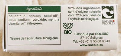 Solibio Savonnette menthe