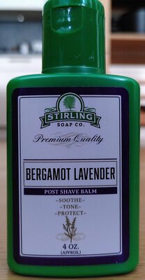 Stirling Soap Co. Bergamot Lavender Post Shave Balm