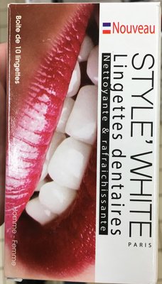Style’White Lingettes dentaires