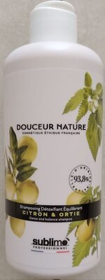sublimo Shampooing détoxifiant équilibrant citron & ortie