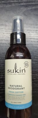 Sukin Natural Deodorant Fresh Cotton