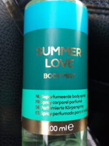 Summer love body mist