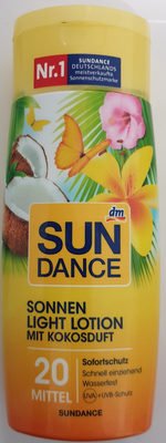 Sun dance, Sundance Sonnen light Lotion mit Kokosduft 20 mittel