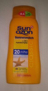 Sunozon Sonnenmilch 20 mittel