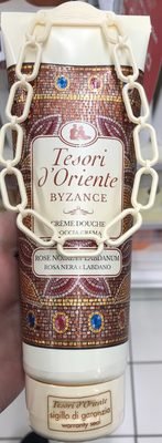 Tesori d’Oriente Crème douche Byzance Rose Noire & Labdanum