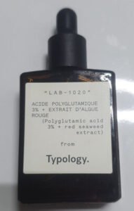 Typology Acide polyglutamique 3% + Extrait d’algue rouge