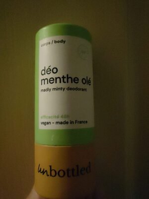 Un ottled Deo menthe olé