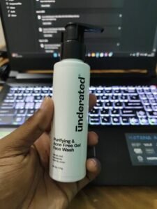 UNDERATED PURIFYING & ACNE FREE GEL FACE WASH