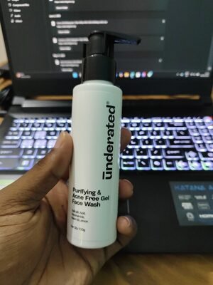 UNDERATED PURIFYING & ACNE FREE GEL FACE WASH