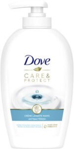 Unilever, Dove, Care & Protect DOVE Care & Protect Crème Lavante Pompe Antibactérienne 250ml