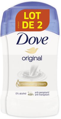 Unilever, Dove DOVE Déodorant Femme Anti-Transpirant Stick Original 2x50ml
