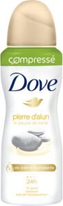 Unilever, Dove DOVE Déodorant Femme Spray Compressé Pierre d’Alun et Beurre de Karité 100ml