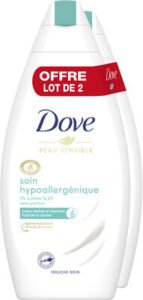 Unilever, Dove DOVE Gel Douche Hypoallergénique 2x400ml