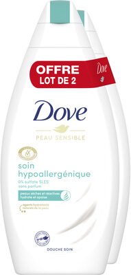 Unilever, Dove DOVE Gel Douche Hypoallergénique 2x400ml