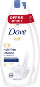 Unilever, Dove Dove Gel Douche Nutrition Intense 400ml Lot de 2