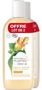 Unilever, Dove DOVE Gel Douche Pouvoir des Plantes Gingembre 2x250ml