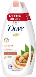 Unilever, Dove Dove Gel Douche Soin à l’Huile d’Amande Lot 2x400ml