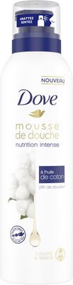 Unilever, Dove Dove Nutrition Intense Gel Douche Mousse à l’Huile de Coton 24h de Douceur Douche & Rasage