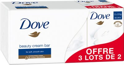 Unilever, Dove Dove Savon Pain de Toilette Original 2x100g Lot de 3