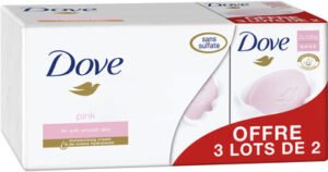 Unilever, Dove Dove Savon Pain de Toilette Pink Lot 2x100g