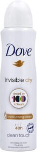 Unilever, Dove, For women Dove W Deo Invisible Dry 150ML 6x