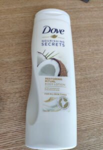 Unilever, Dove Restoring ritual body lotion