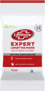 Unilever, Lifebuoy, Expert Lifebuoy Expert Lingettes Nettoyantes Mains x10