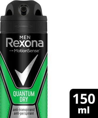 Unilever, Rexona, For Men Rexona Déodorant Homme Spray Quantum Dry 150ml